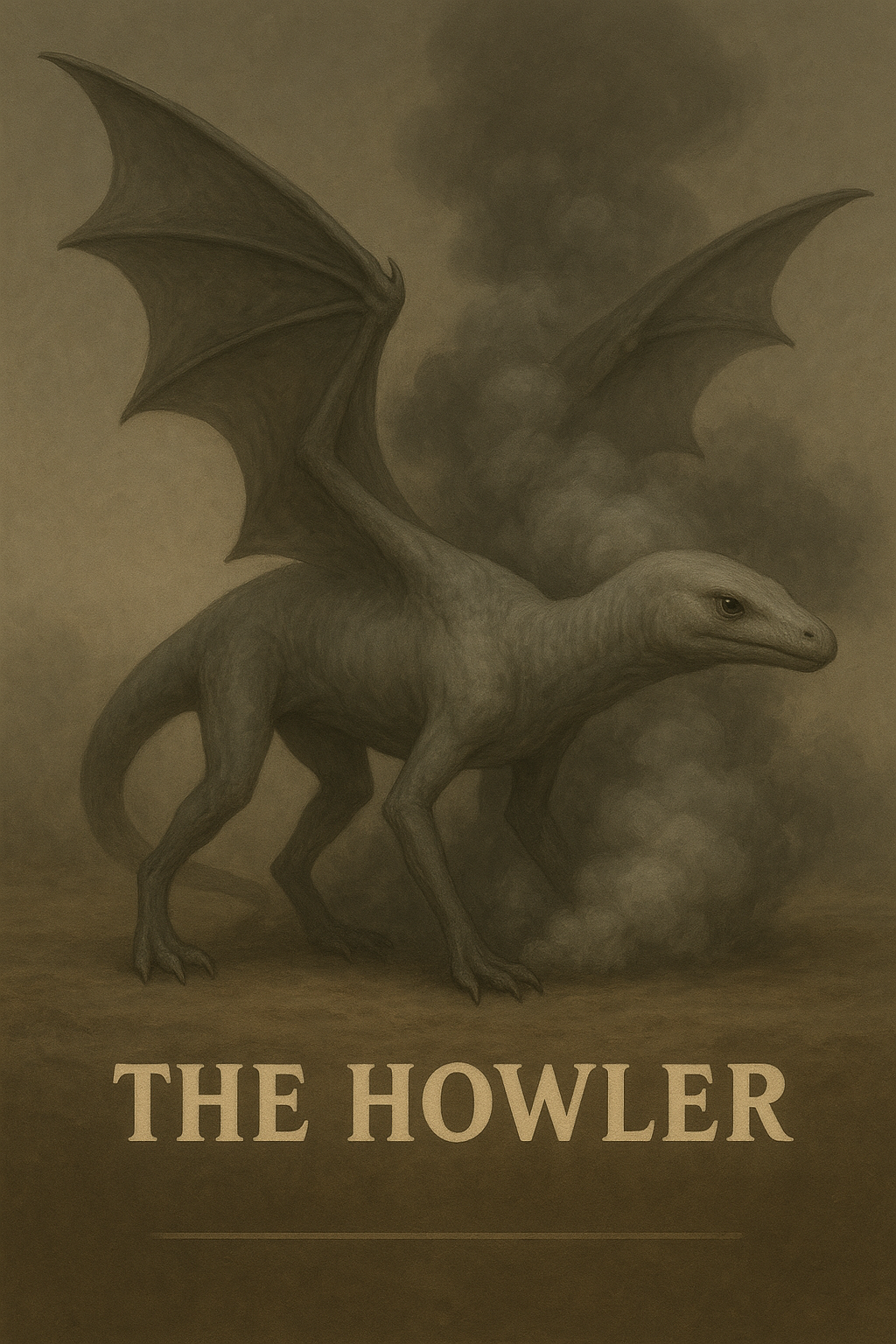 An 'AI'-generated image of a dragon-like creature.