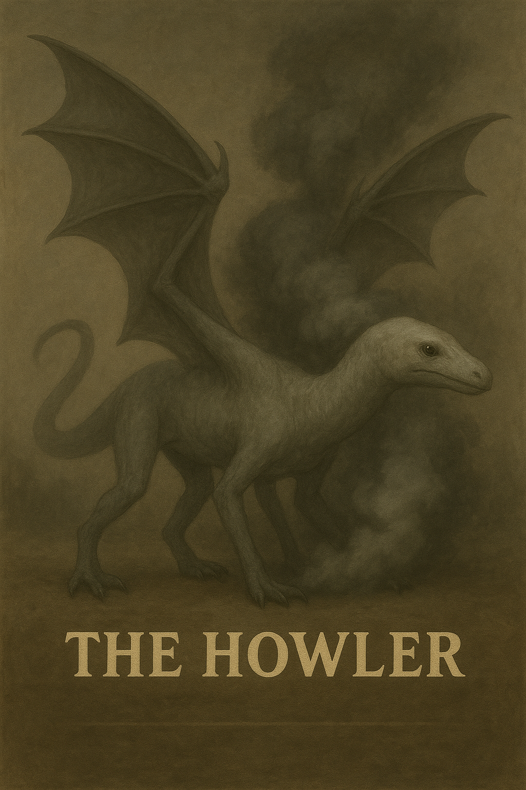 An 'AI'-generated image of a dragon-like creature.