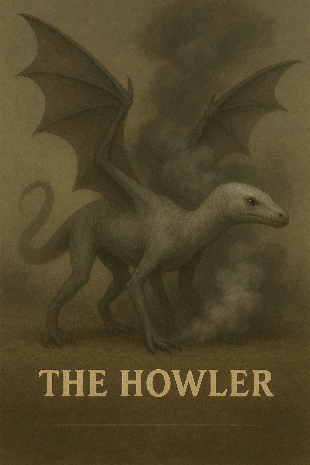 An 'AI'-generated image of a dragon-like creature.